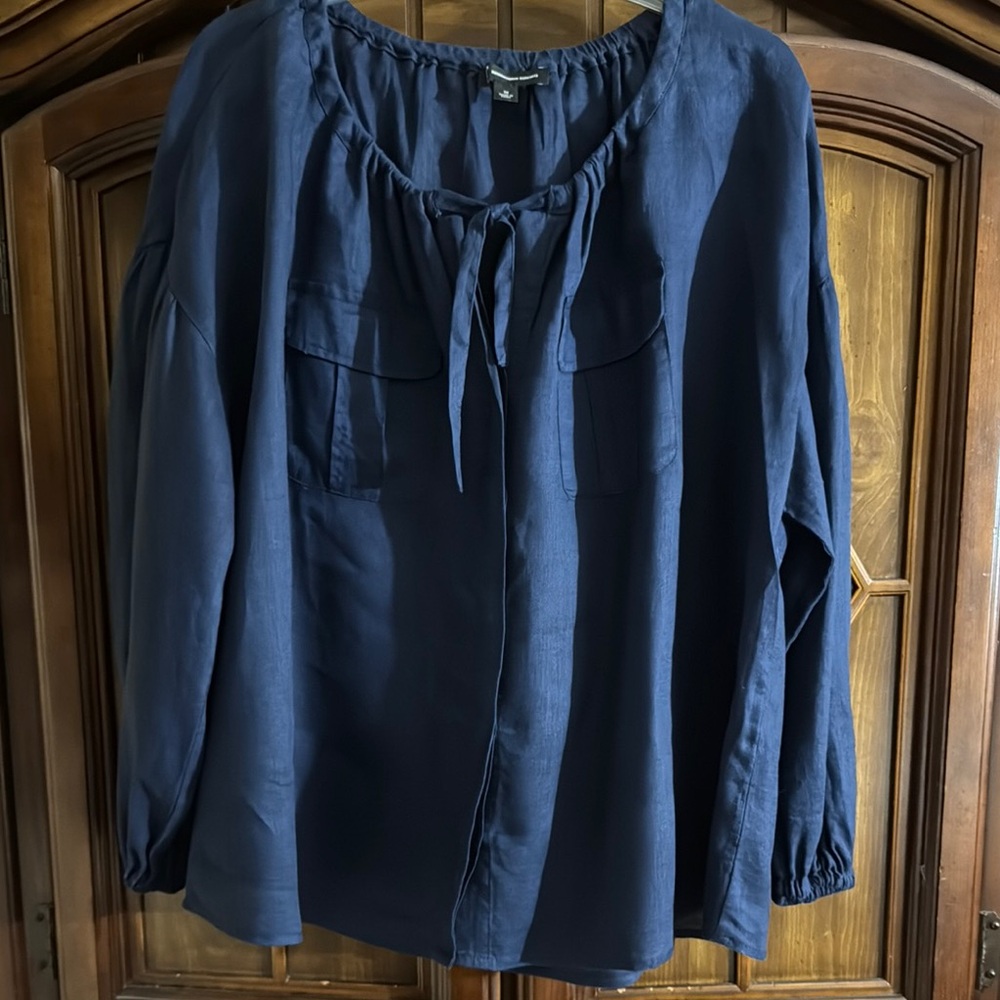 Women's Navy Blue Blouse